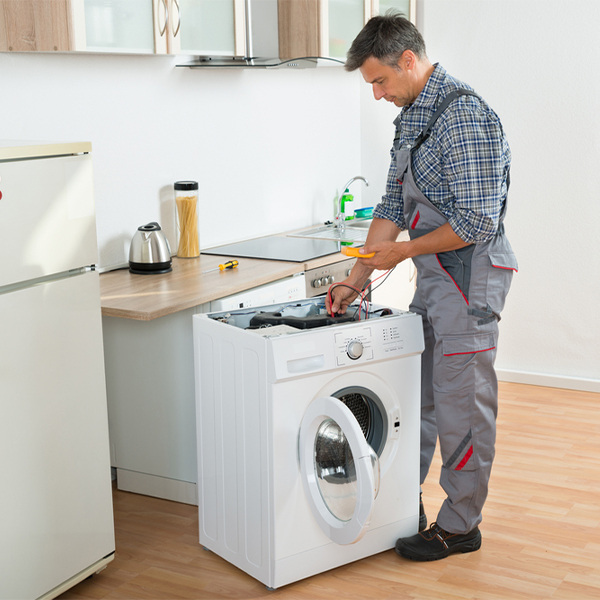 can you walk me through the steps of troubleshooting my washer issue in Ellendale DE